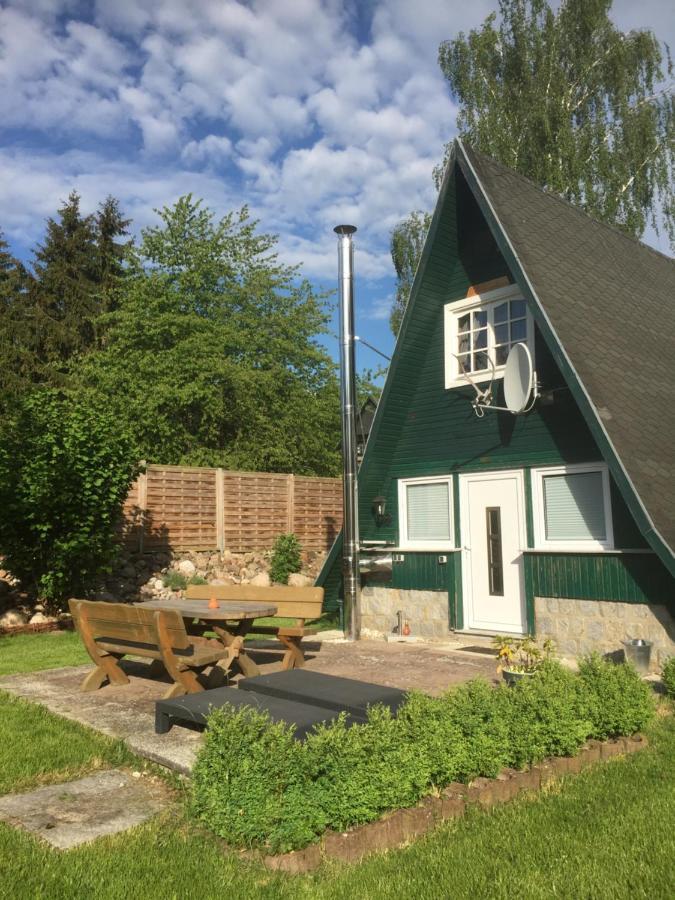 Ferienhaus Typ - Finnhuette Muhl Rosin Ngoại thất bức ảnh