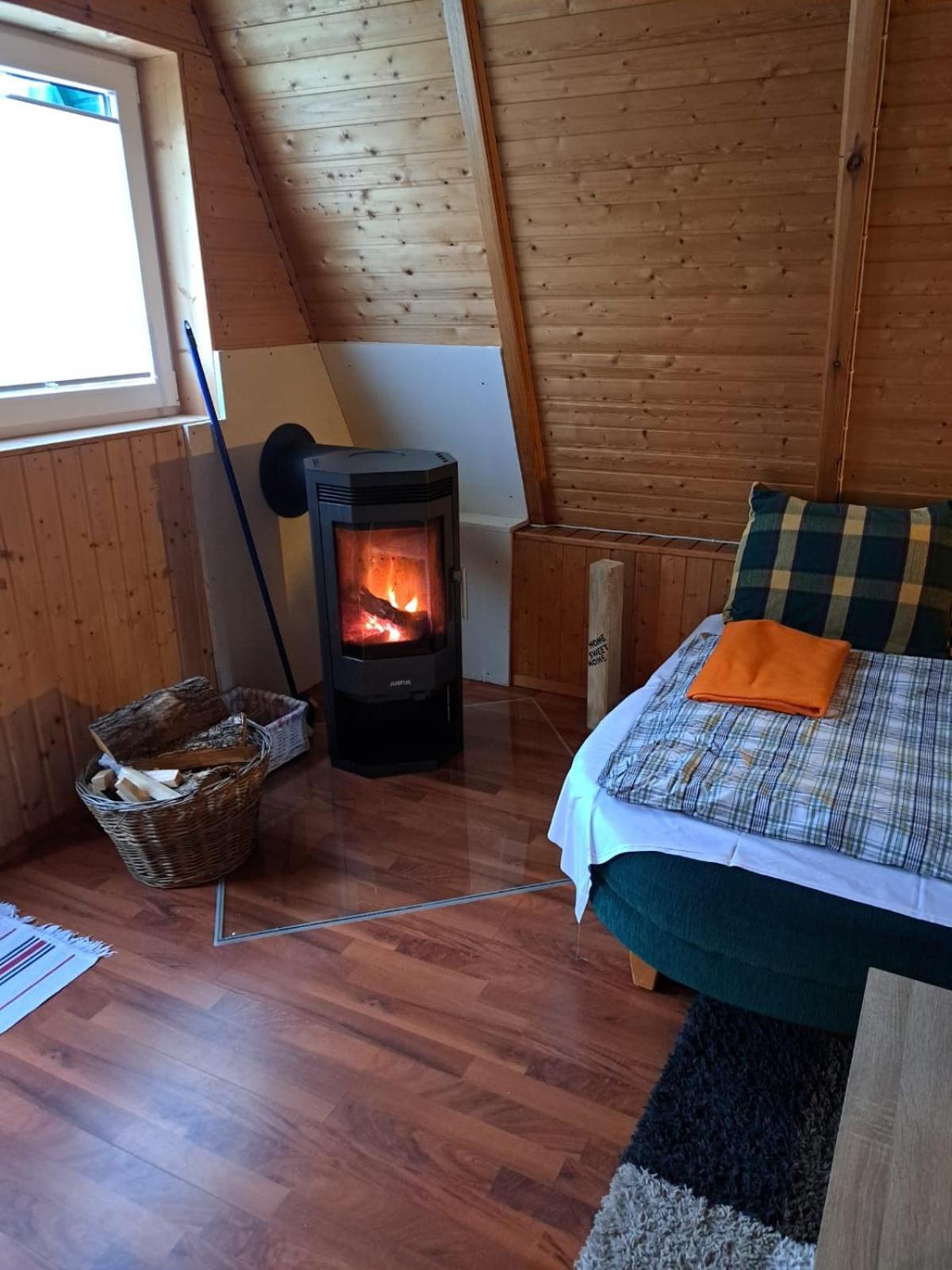 Ferienhaus Typ - Finnhuette Muhl Rosin Ngoại thất bức ảnh